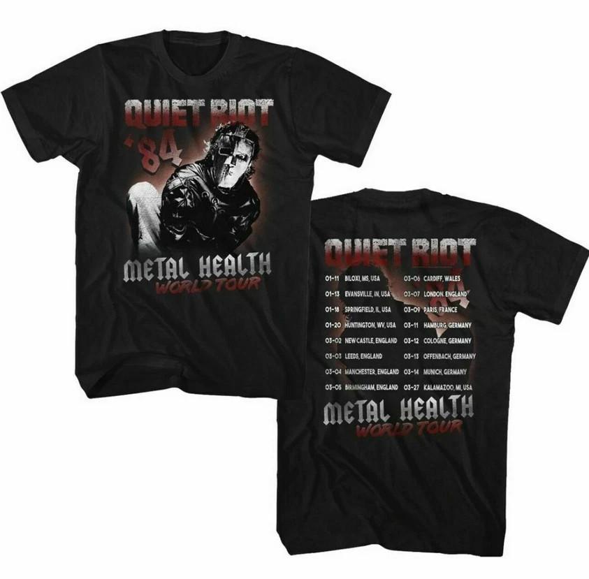 Винтажная концертная футболка Quiet Riot - Metal Health World Tour '84