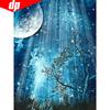 5D DIY Diamond Painting Embroidery Night MoonTree Diamond Mosaic Cross Stitch