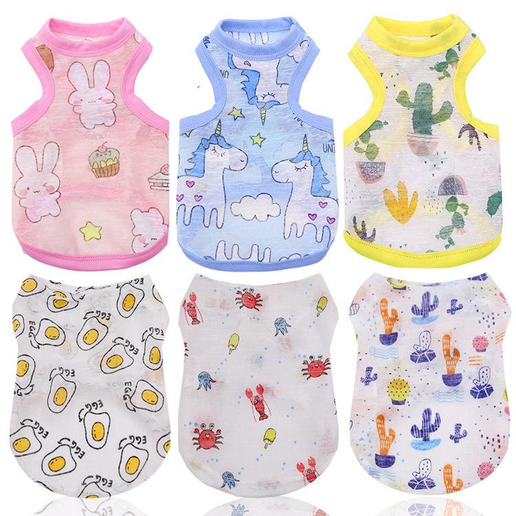 1Pcs Pet cat clothing, dog clothes, sun protection vests, pet supplies