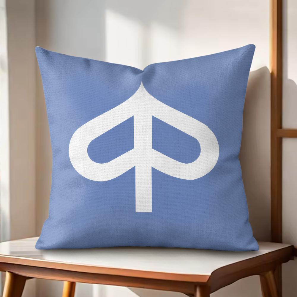 Classic PPiaggio Cushion Cover Natural Linen Organic Fabric DoubleSided Printing Couch Pillow Covers Home Decor