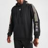 adidas Худи Originals для мужчин, черное, с золотой вышивкой 3 полоски, значок IS2579