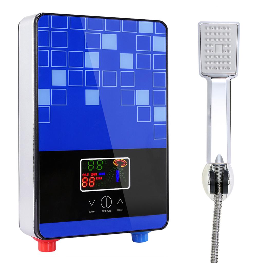 220V 6500W Tankless мгновенный электрический нагреватель горячей воды для домашнего душа в ванной комнате