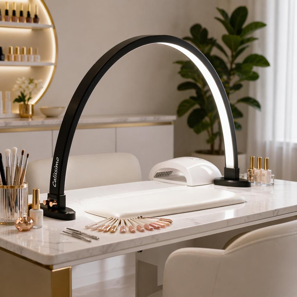 Moon Cosmetic Lamp for LED Treatments, Shadowless, Desk Lamp