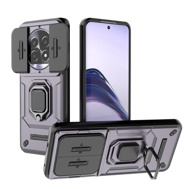 Для OPPO Realme 12 13 Pro Plus 5g задняя крышка противоударный защитный чехол слайдер объектив камеры протектор магнитная подставка держатель Funda Coque