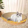 Cardboard Cat Scratcher Bed Relaxing Furniture Protection Grinding Claw Kitten Lounger Couch