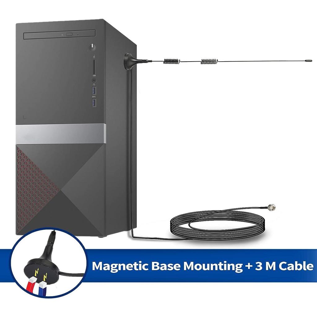 Антенна DAB FM-радио с магнитным основанием Удлинительный кабель 3M, совместимый со стереоприемником Pioneer Yamaha Marantz Sherwood Цифровое радио Bluetooth