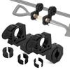 Northyun Roll Cage Quick Release Rubber Clamp Compatible with To Roll Includes Tools and Horizontal Bar Mounting Kit for ATVs and UTVs Clamps Set of