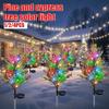 Solar LED Christmas Tree Decoration Outdoor Waterproof Garden Courtyard Porch New Year's Party Christmas Party Buried Lights