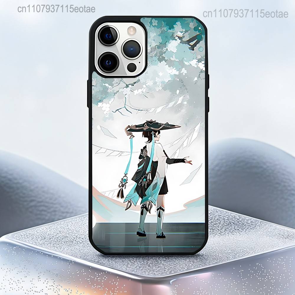 G-Genshin Impact Скарамуш Магнитный Чехол для Телефона Для IPhone 14 16 17 13 12 11 15 Pro Max Plus Для Magsafe Беспроводная Зарядка Чехол