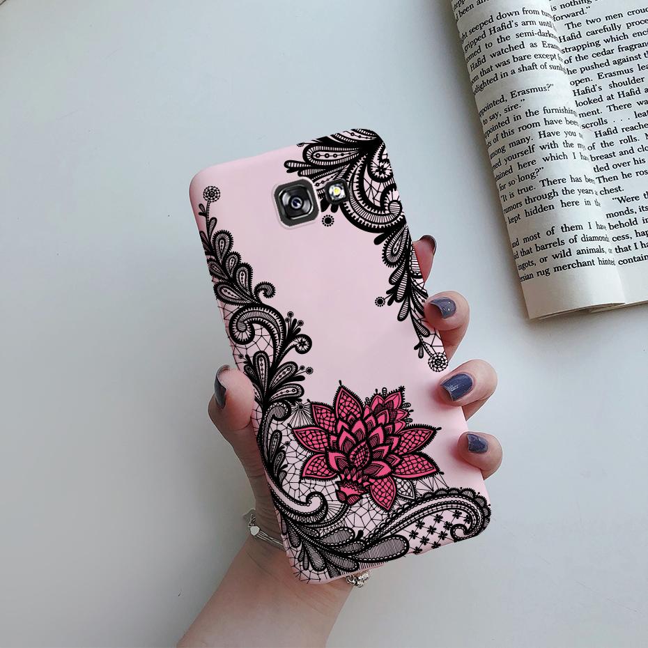 case For Samsung Galaxy A7 2017 Case Cute Painted silicon soft tpu phone back Cover Bumper For Samsung A7 2017 A720 A720f Cases
