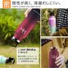 Eliciya Vacuum Insulated Stainless Steel Bottle, 500ml, Keeps Drinks Hot or Cold, Double-Walled Construction, Carbonated Drink Compatible, Straw Cap &