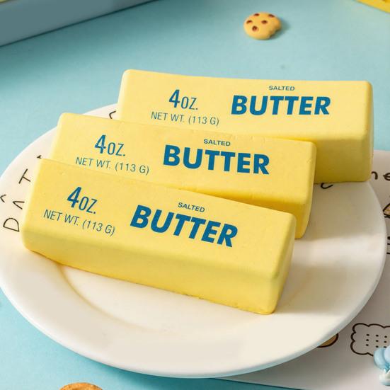 1/2/3Pcs Butter Bar Squeeze Toy Slow Rising Anxiety Stress Relief Butter Stick Fidget Toy Portable Travel Butter Stick Sensory