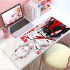 Game Cold Wuthering Waves Hiyuki Mouse Pad Large Thick Desk Pad Stitched Edges Gaming Mouse Mat For Pc
