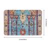 Antique Persian Silk Rug Print Non-slip Doormat Floor Mat Carpet Rug for Kitchen Entrance Home Bathroom Footpad Mats