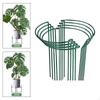 8 штук садовых колышков для растений, металлическая конструкция полукруглой формы для различных цветов