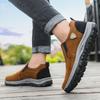 Уличная спортивная кожаная обувь, мужская обувь, удобная легкая дышащая кожаная обувь для взрослых, модная офисная прогулочная обувь