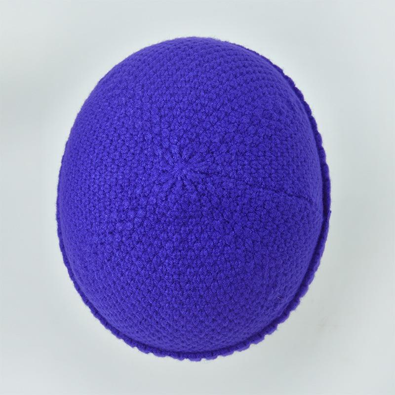 Source Autumn and Winter Short Knitted Wool Hats Men's and Women's Thermal Covers, Cold Hats, Melon Fur Hats, Yuppie Sailor Hats