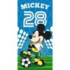 Beach Towel - Mickey - 70 X 140 Cm - Microfiber - Blue - Rectangular