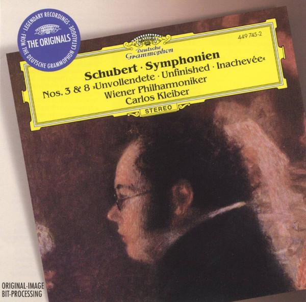 CD ФРАНЦ ШУБЕРТ, КАРЛОС КЛАЙБЕР; WIE - Симфонии №. 3 & 8 ?Незаконченная 4497452 Deutsche Grammo 1997 Германия Классическая Б/У