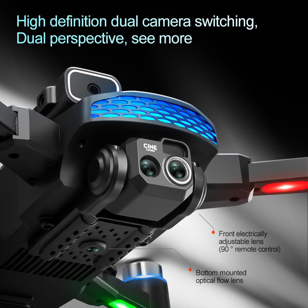 M6 Mini Drone 4K Professional HD Camera with Large Screen 2.4G WIFI FPV Dron Brushless Optical Flow Hover Folding Quadcopter
