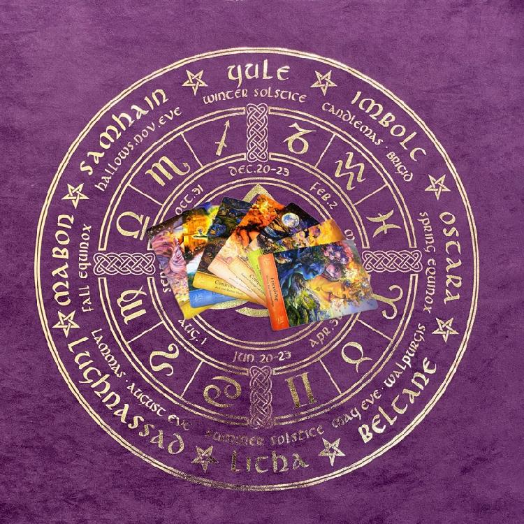 Ведьминский маятник для гадания Скатерть для гадания Мат для настольной игры Коврик для карт Таро