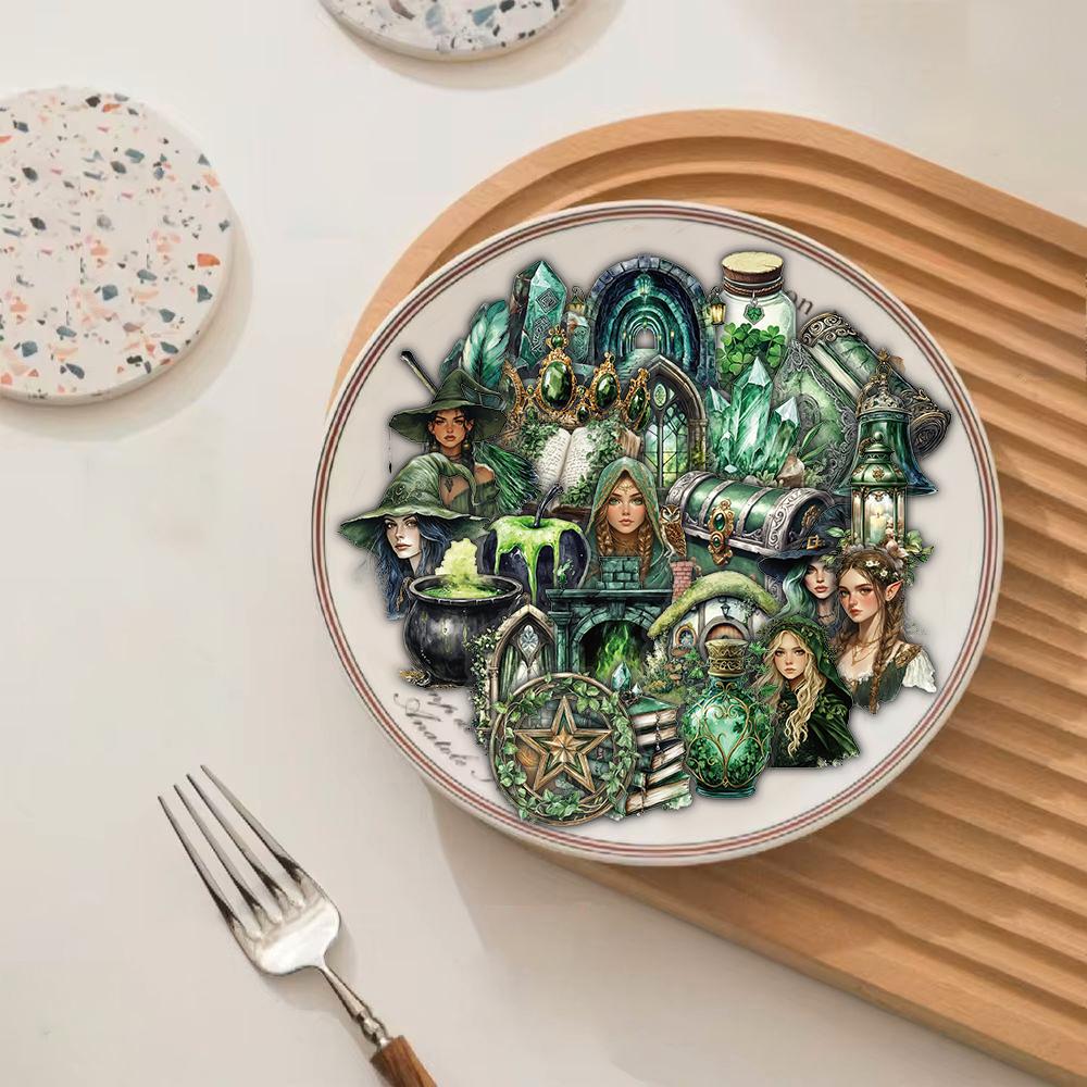 50PCS Set Of Tropical Fish Sticker Modern Suitcase Graffiti DIY Skateboards Guitar Phone Waterproof Cafe Room Decor Stickers