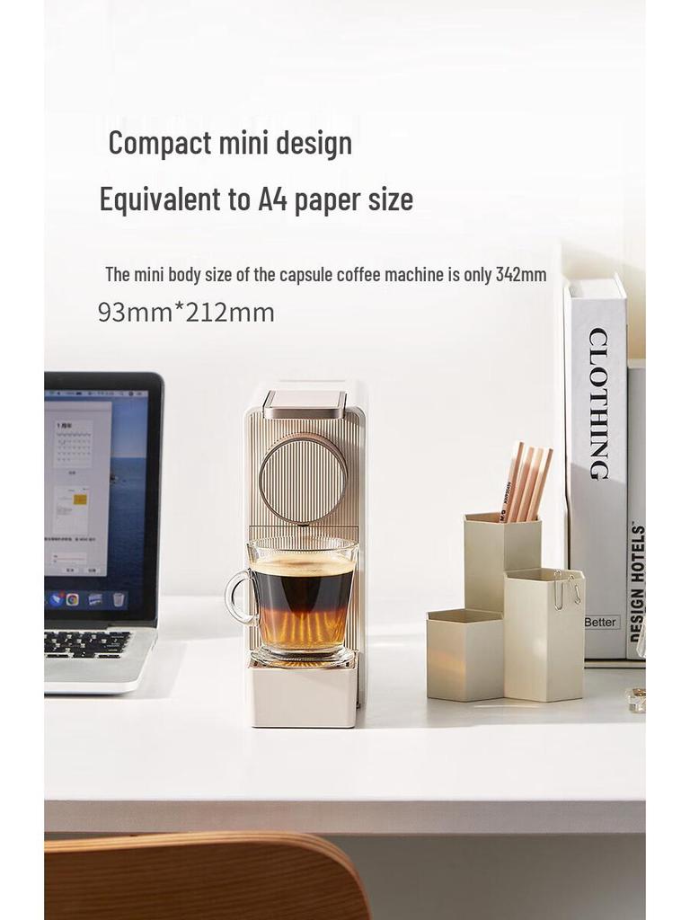 Капсульная кофемашина SCISHARE S1201, совместимая с Nespresso - Идеально подходит для дома и офиса.