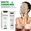 Маска-пилинг для лица с зеленым чаем, средство для удаления черных точек, маска для глубокого очищения от акне, маска для ухода за кожей, отшелушивающая и восстанавливающая, уменьшает мимические морщины