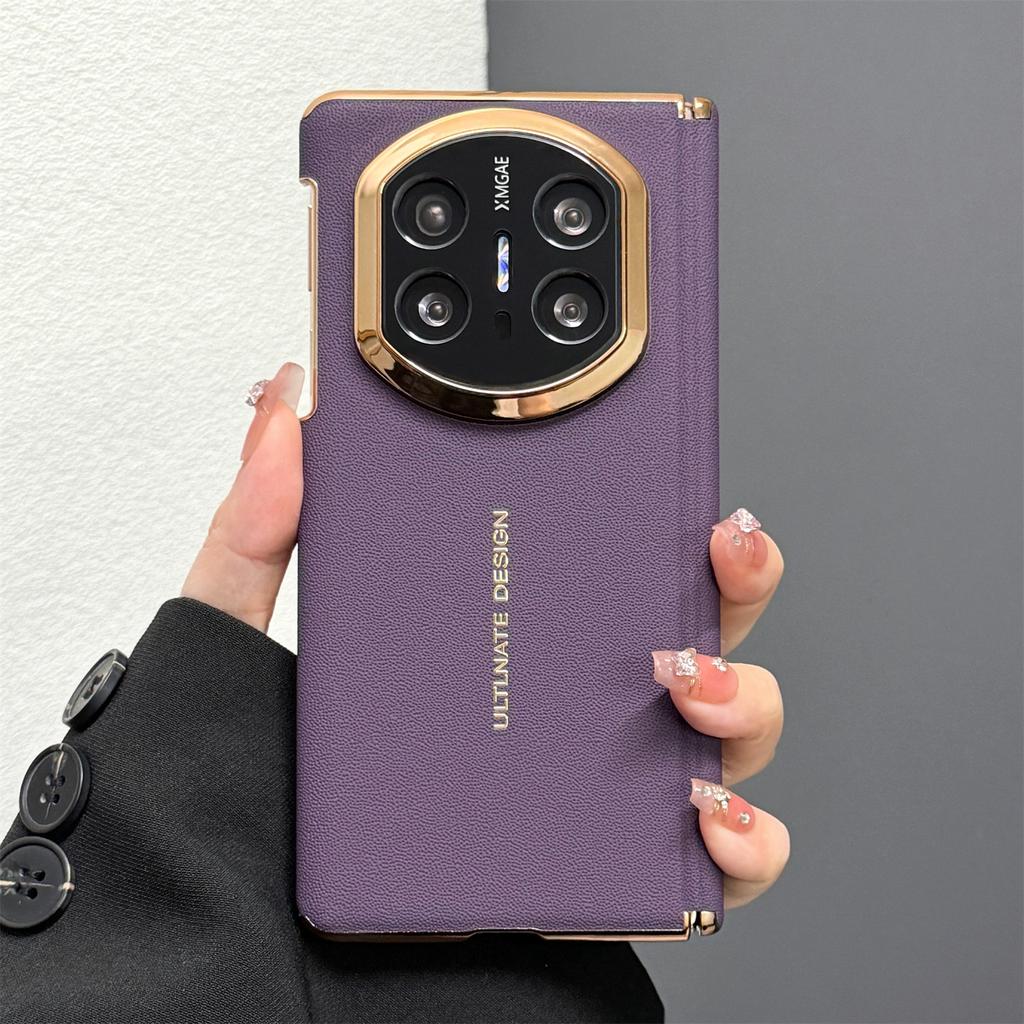 Чехол для Huawei Mate X7 Модный чехол-книжка из ПУ-кожи Защитный чехол для телефона Оснащен защитой центрального шарнира Задняя крышка Пылезащитный