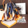 New Silk Shawl Square Scarf for Women Neckerchief Female Headband Hair Wrap Print Ladies Foulard Fashion Hijab Bandana