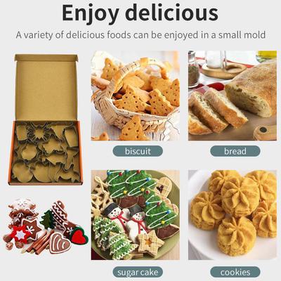 3D трафареты для печенья в милой форме, не содержащие бисфенол А, 3D мини-шаблон для печенья из помадки, инструменты для домашней кухни