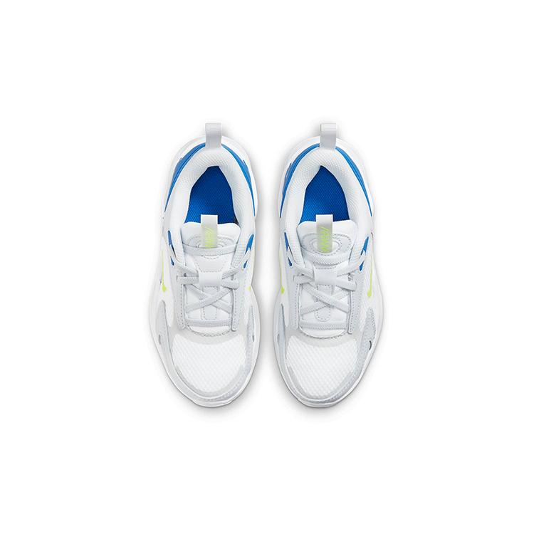 New Nike Air Max Bolt Low Top Running Shoes White Gray Blue Children Aged 3 7 Years Old CW1627-004