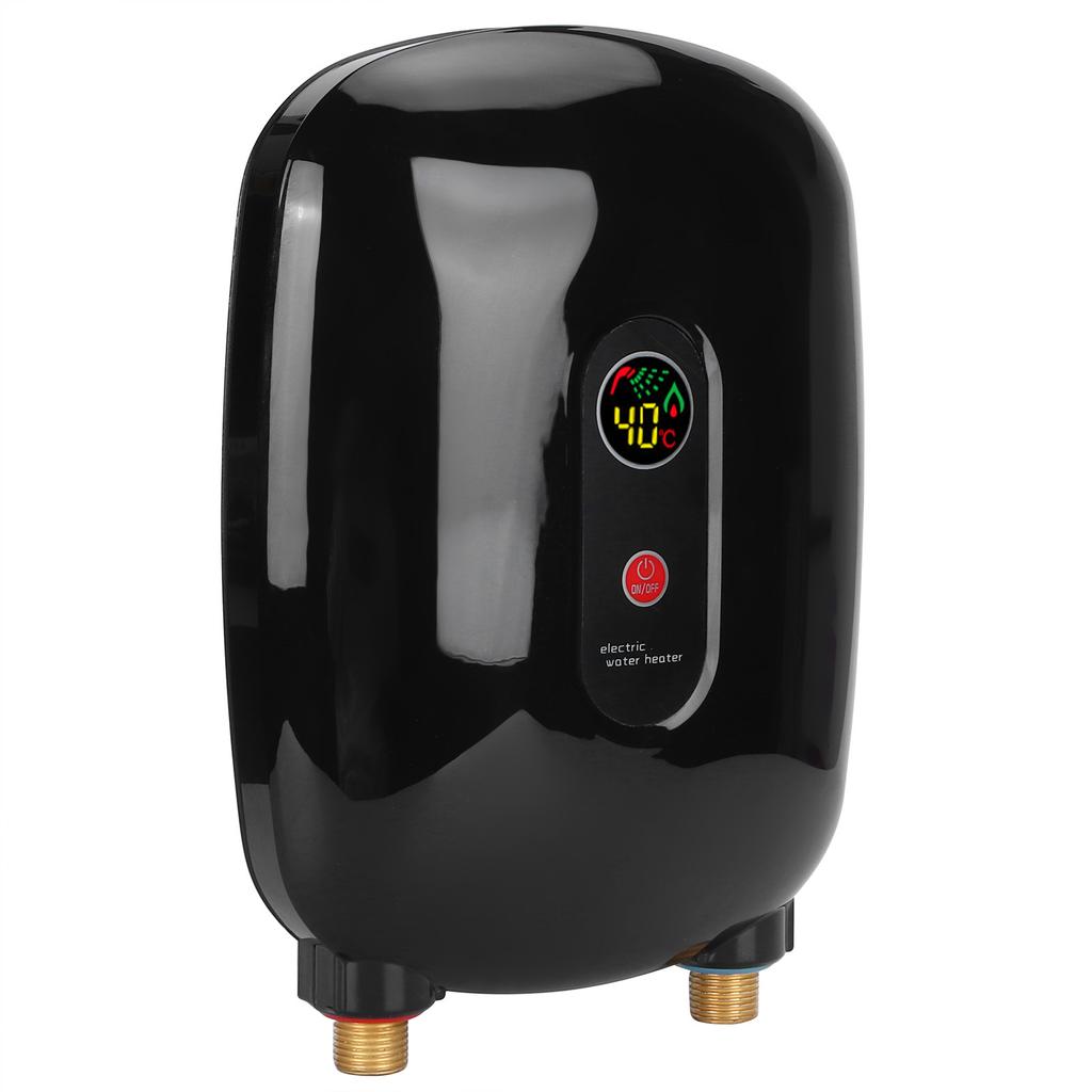 Проточный водонагреватель Мини Электрический безнапорный нагревательный элемент Ванная комната Душ Поставка Черный AU 220 В