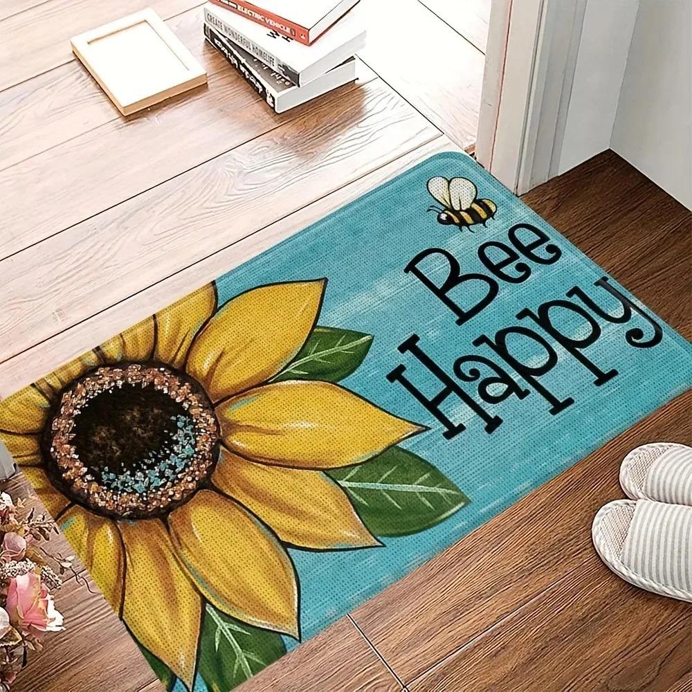 1PC Car Pattern Kitchen Rugs Non-Slip Door Mats Pop design Bathroom Rug Bath Mat Carpet for Home Sink Laundry Decor