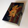Wooden Lacquer Jewelry Storage Box, Hand-painted Jewelry Box, Double-layer Jewelry Box