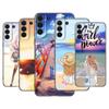 Чехол для телефона Summer Travel Girl для Samsung Galaxy S22 Pro S21 S20 Ultra FE S10 Lite 5G S10E S9 S8 Plus, мягкий черный чехол из ТПУ
