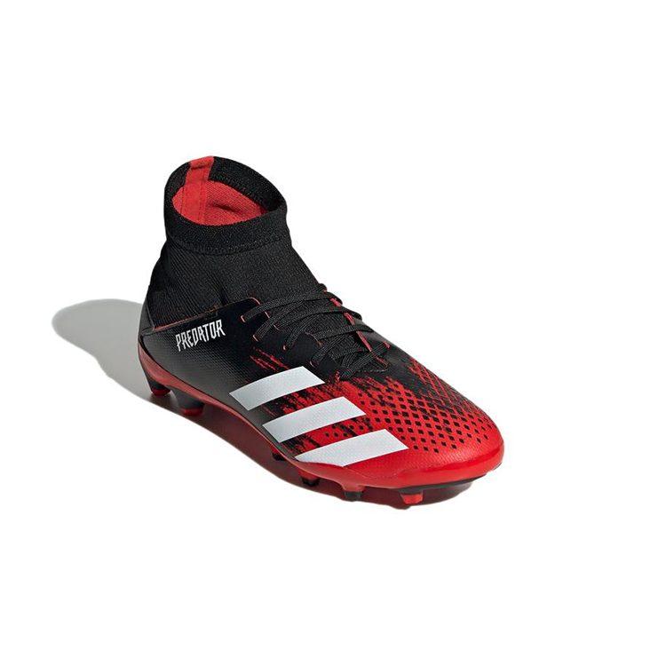 adidas PREDATOR MUTATOR 20.3 Амортизация, Износостойкие Средняя высота Детские Футбольные Бутсы Черный Красный Детские EF1946
