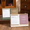 Minimalist Design 2026 Desktop Calendar Spiral Binding Memo Calendar Checklist Planner  Office Use