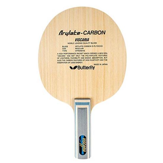Ракетка для настольного тенниса Butterfly Viscaria Shakehand Attack, специальный материал, прямая 30044