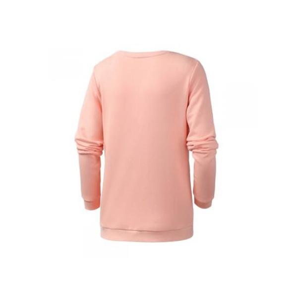 adidas Свитшот Essentials женские топы светло-розовый белый EI4696