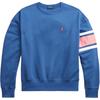 Polo FW25 Свитшот с длинным рукавом, пэчворк в полоску, вышитый логотип Small Pony, женский свитшот WMPOKNINFB20084-400