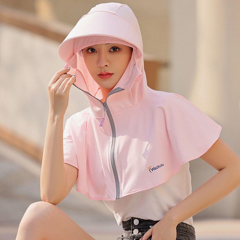 Sun Protection Neck Protection Hiking Protection Face Cap Cycling Sun Hat Ice Silk Neck Flap Cap