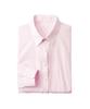 Nissen Dobby Weave Regular Collar Shirt with Buttons To Prevent Size LL Shirt/Blouse, Shape-Retaining (Regular Bust, Peeking), Pink,