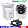 ZMFJH 30 км/ч, 60 км/ч, 80 км/ч, 120 км/ч, 200 км/ч 52-миллиметровый GPS-спидометр с антенной 7-цветной подсветкой, счетчик пробега для автомобиля, лодки, яхты, водонепроницаемый