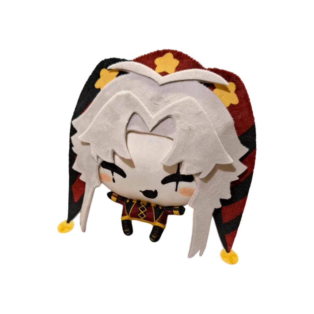 Милая Пьеро Плюшевая Кукла - Чиби Клоун Мягкая Игрушка С Напечатанным Дизайном, Мягкая Аниме-Подушка Для Детей И Коллекционеров