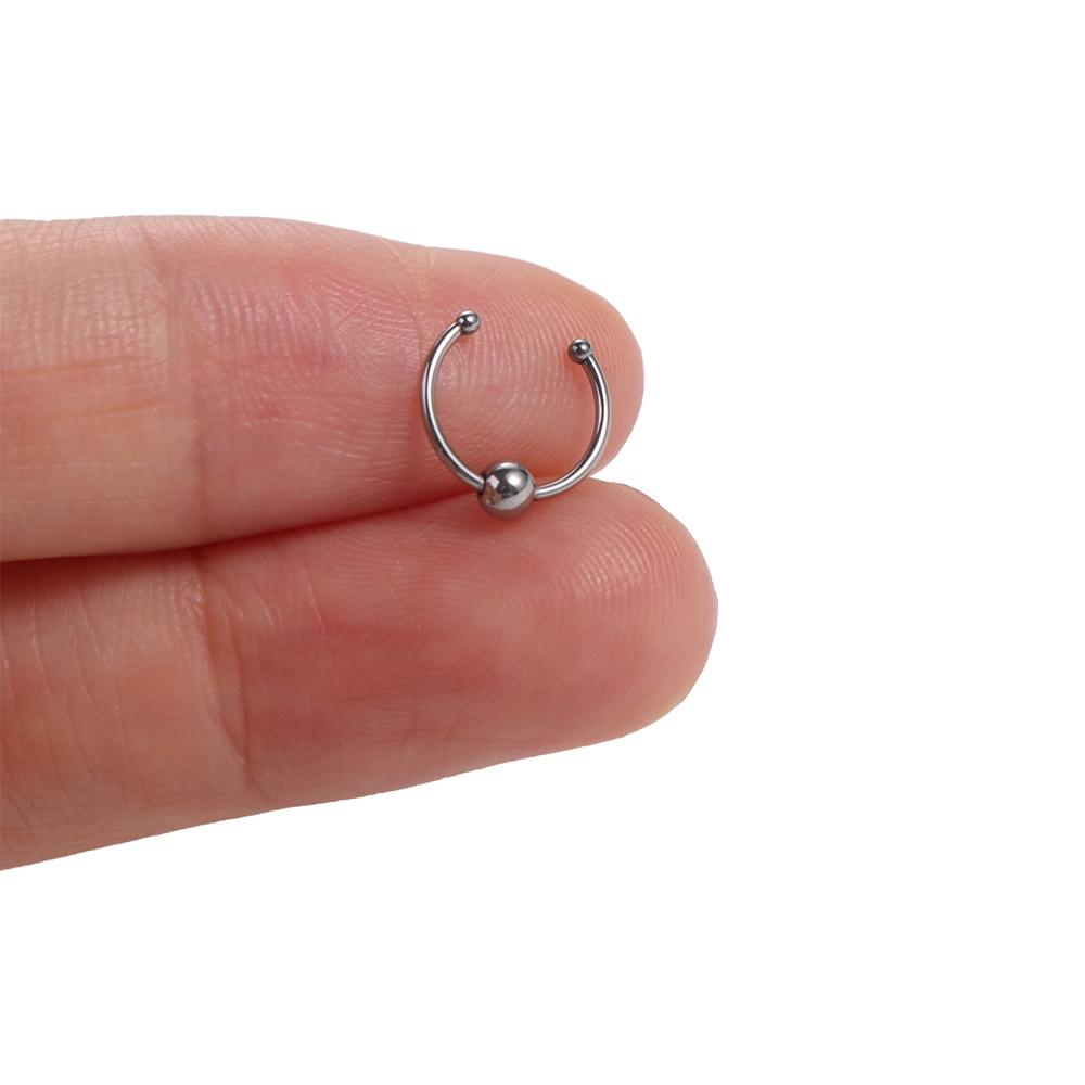 Бусины Поддельные Кольца для носовой перегородки Металлические Панк Ночные клубы