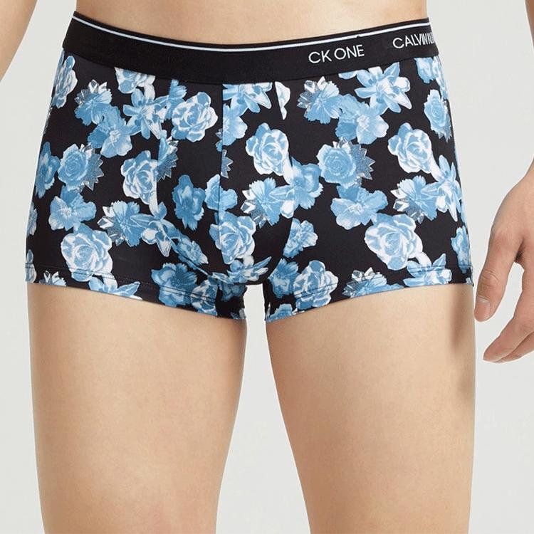 Calvin Klein Легкие дышащие облегающие трусы-боксеры с логотипом, мужское нижнее белье синего цвета NB2225-4ZU