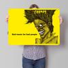 The Cramps Bad Music Personalized D Textured Metal Poster Wall Art Tinplate Sign for Home and Decoration Gaming Wand Deko