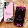 Розовый J-Juicy C-Couture Чехол для телефона Samsung Galaxy A73,A72,A71,A70,A53,A52,A51,Другие Мягкий Черный Чехол