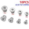 10Pcs Dowel Centre Point 6/8/10/12mm Wood Timber Marker Hole Tenon Center Set